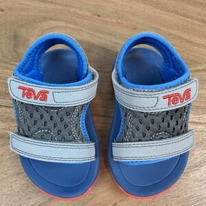 New Little Kids Teva Psyclone XLT 1019538 Blue Outdoor Sandals Shoes‎ Size 4 C